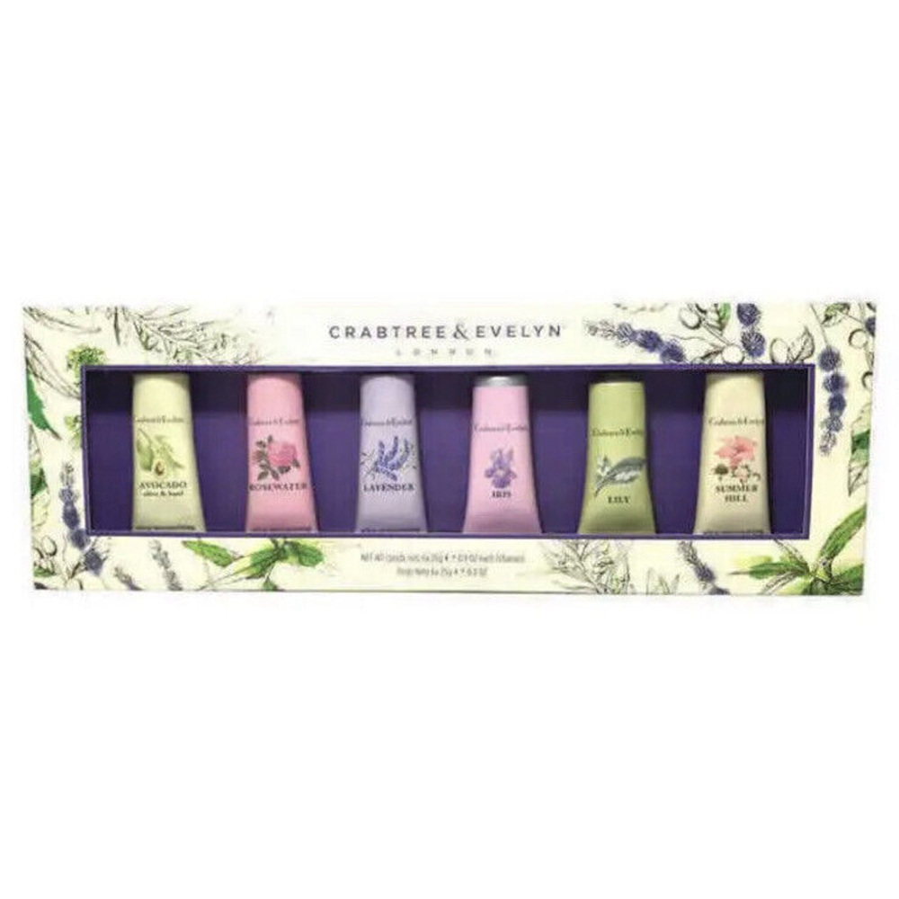 CRABTREE & EVELYN Ultra-Moisturizing Hand Therapy 6 Pack Gift Set WITH Box